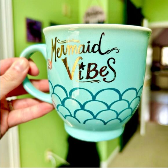 Magical Mystical Fairytale Mermaid Ceramic Coffee Tea Kitchen Nautical Sea Mug - Picture 5 of 6